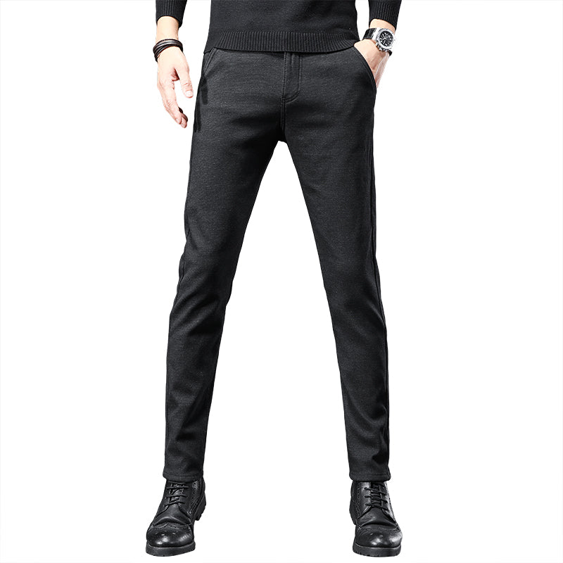 Men's Business Pants Are Thickened And Velvet Anti-wrinkle.