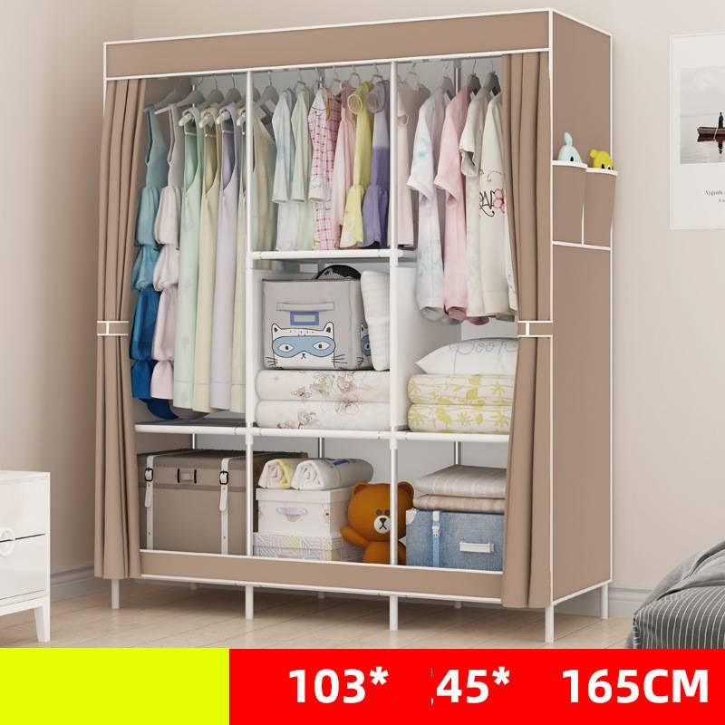 Single Dormitory Dust Closed Wardrobe - Nioor