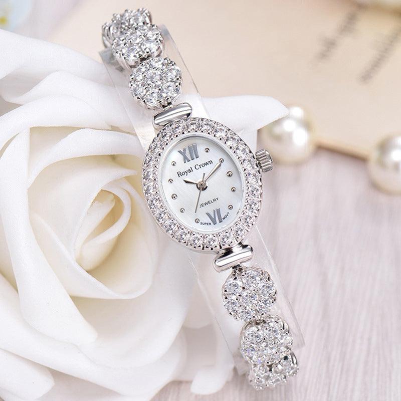 Watch Bracelet Quartz Full Star Diamond Women's Watch - Nioor