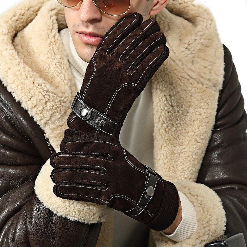 Warm Gloves Men's Autumn And Winter Touch Screen Gloves - Nioor