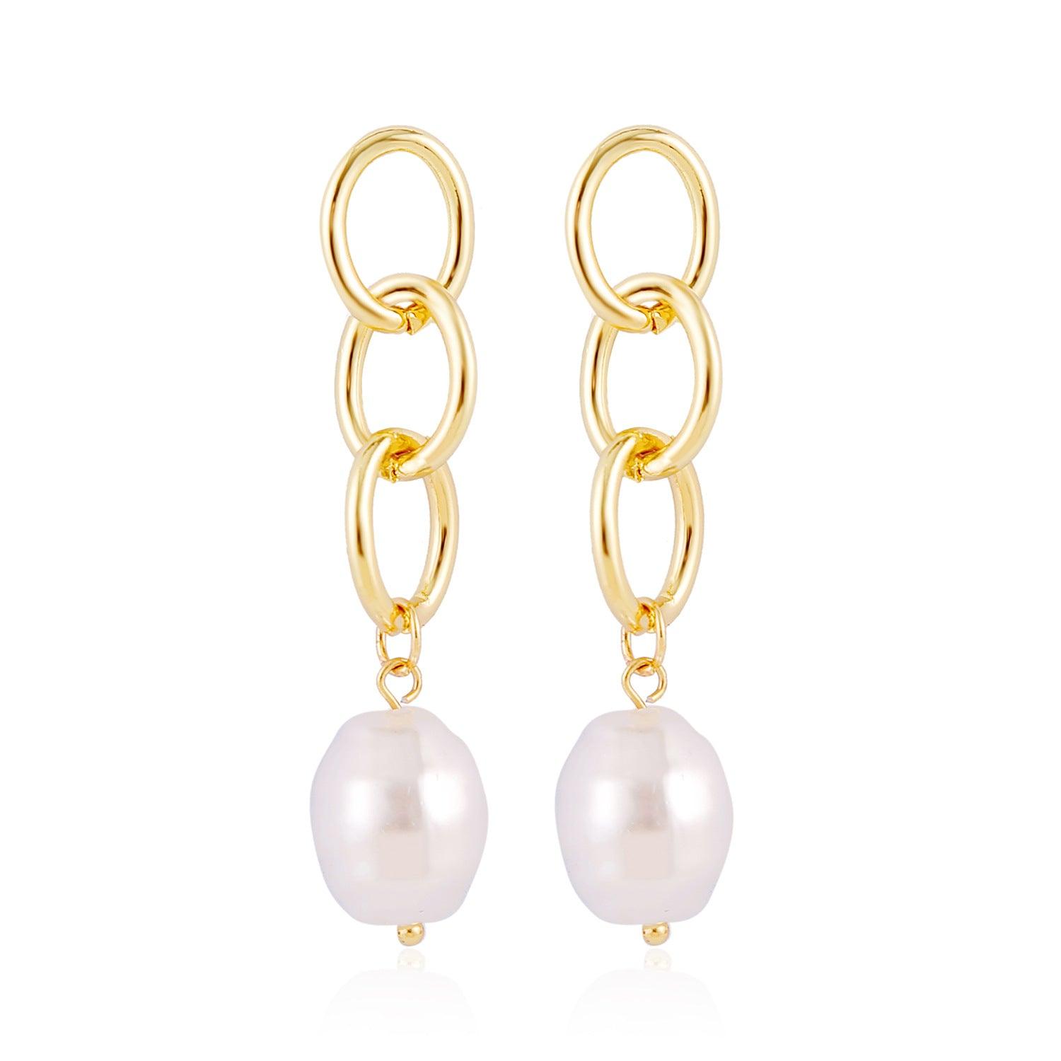 Ladies New Exquisite Pearl Earrings - Nioor