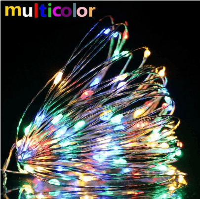 1-10M Led String Light Copper Wire Holiday Lighting Fairy Light Garland Battery Operation For Christmas Tree Wedding Party Decor - Nioor