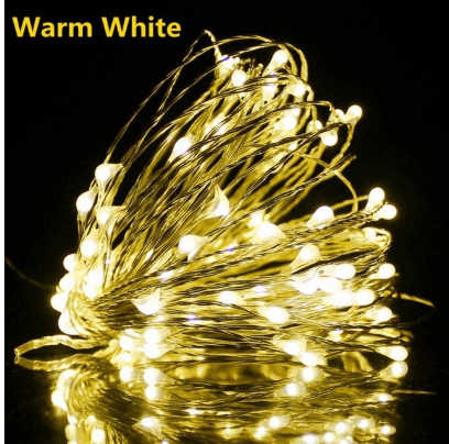 1-10M Led String Light Copper Wire Holiday Lighting Fairy Light Garland Battery Operation For Christmas Tree Wedding Party Decor - Nioor