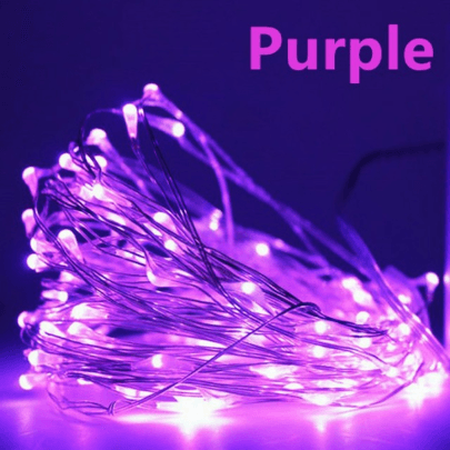 1-10M Led String Light Copper Wire Holiday Lighting Fairy Light Garland Battery Operation For Christmas Tree Wedding Party Decor - Nioor