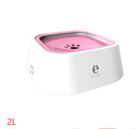 1.5L Cat Dog Water Bowl Carried Floating Bowl Anti-Overflow Slow Water Feeder Dispenser Pet Fountain ABS&PP Dog Supplies - Nioor