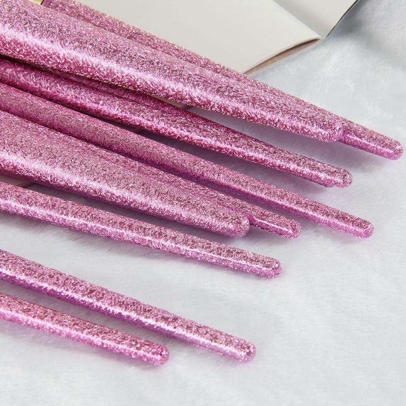 10 crystal makeup brushes - Nioor