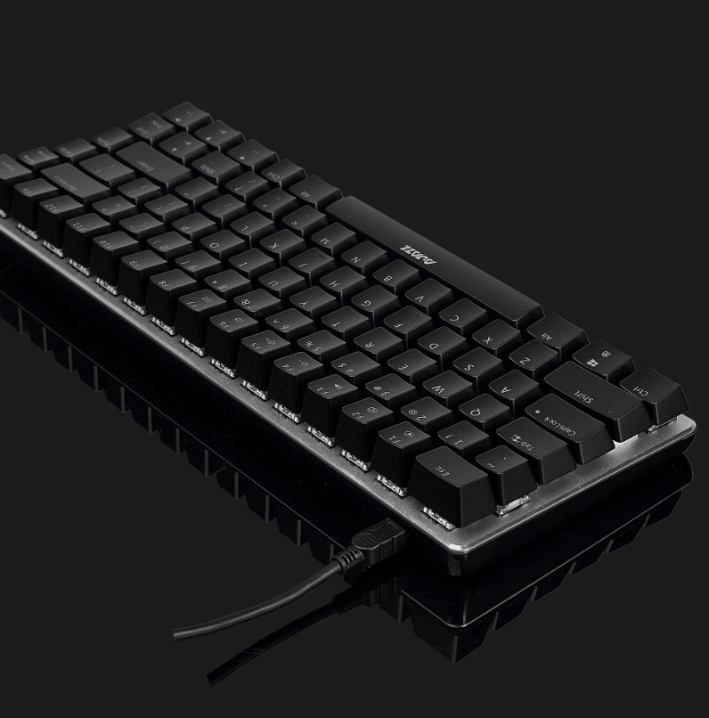 Black AK33rgb mechanical keyboard game keyboard desktop notebook full key no rush to eat chicken artifact keyboard - Nioor