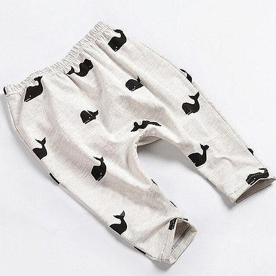 Whale Print Joggers