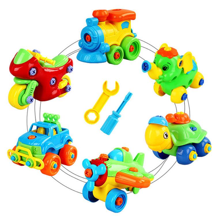 Disassembly Assembly Blocks Toys DIY Motorcycle Car Modeling Building Construction Nuts Toys For Children Gifts - Nioor