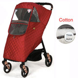 Stroller rain cover baby carriage wind cover umbrella car - Nioor