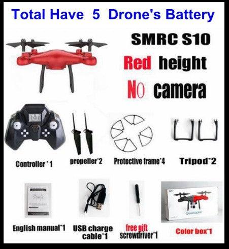 Sales Promotion WiFi 2MP Camera With S10 SMRC FPV Quadcopter Drone Helicopter UAV Micro Remote Control Toy RACER KIT Aircraft - Nioor