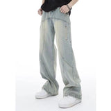 Women's Retro Straight Jeans - Nioor