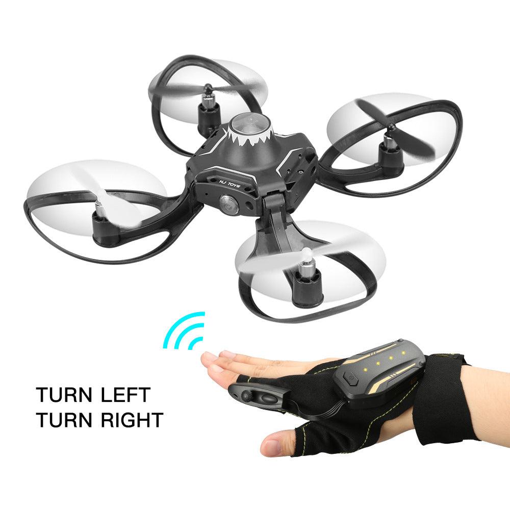 Folding Drone Gesture Control Aerial Photography Four-axis Body Sense Gravity Induction Remote Contro - Nioor