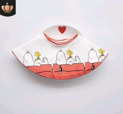 360 degree bibs saliva towel cute bibs saliva towel red bow detachable bib fake collar