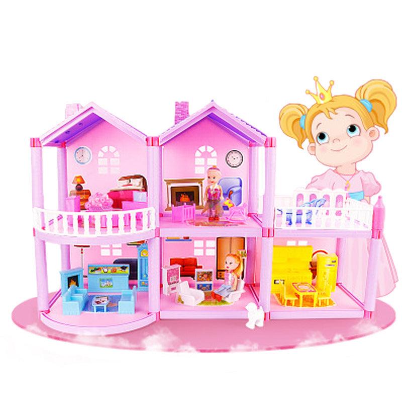 House Doll House Villa DIY Assembled House - Nioor