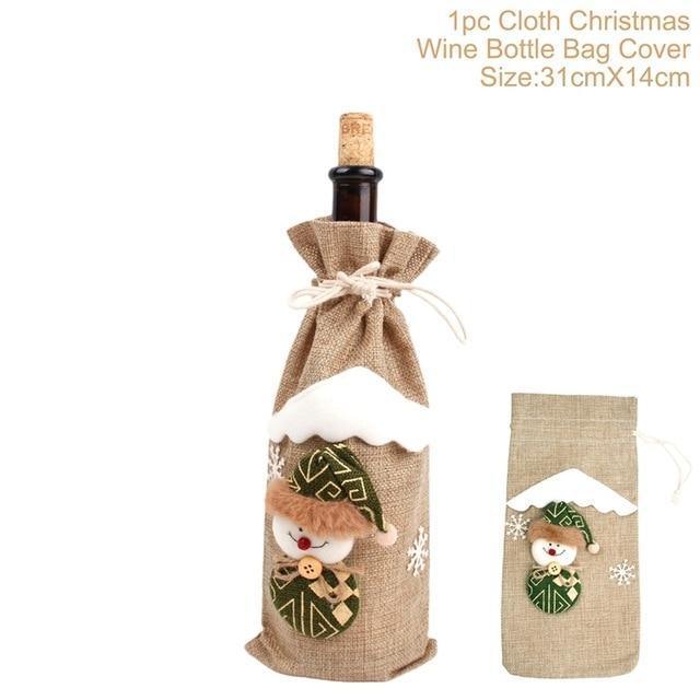 Christmas Decorations Christmas Wine Bottle Socks - Nioor