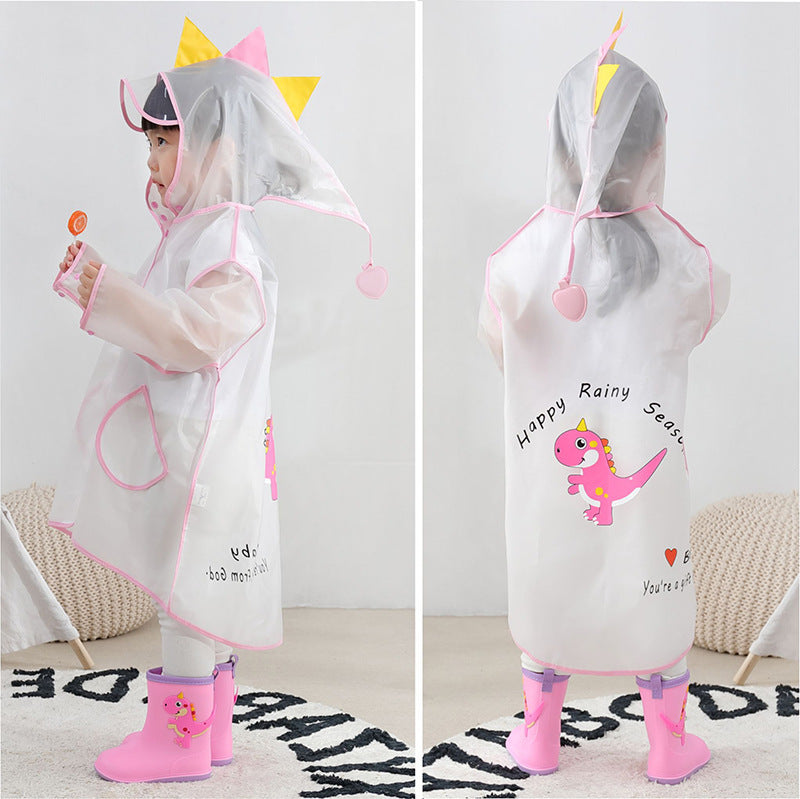 Poncho kid student raincoat