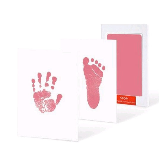 Anti - virus infective baby hand - foot - hand - hand - hand - hand - foot - hand printing table baby footprint - free washing printing oil