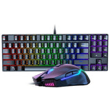 Mechanical keyboard keyboard wired mouse - Nioor