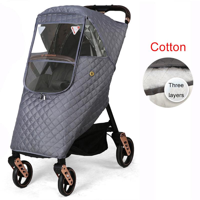 Stroller rain cover baby carriage wind cover umbrella car - Nioor