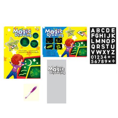 Educational Toy Drawing Pad 3D Magic 8 Light Effects Puzzle Board Sketchpad - Nioor