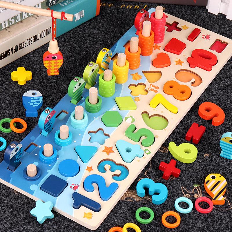 Children 3D Alphabet Number Puzzle Baby Colorful Geometric Digital Letter Educational Toy - Nioor