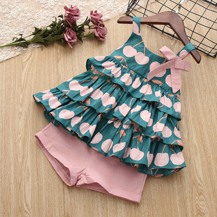 Cake Skirt Camisole + Shorts Set