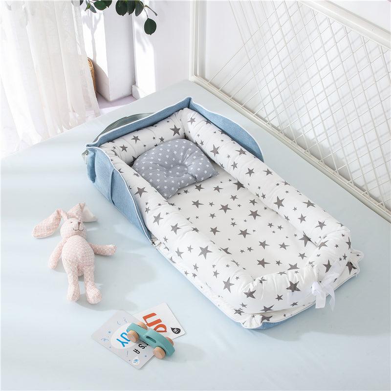 Cotton Portable Baby Crib Newborn Foldable - Nioor