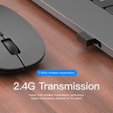 Wireless mouse battery version silent ultra-thin sliding mouse - Nioor