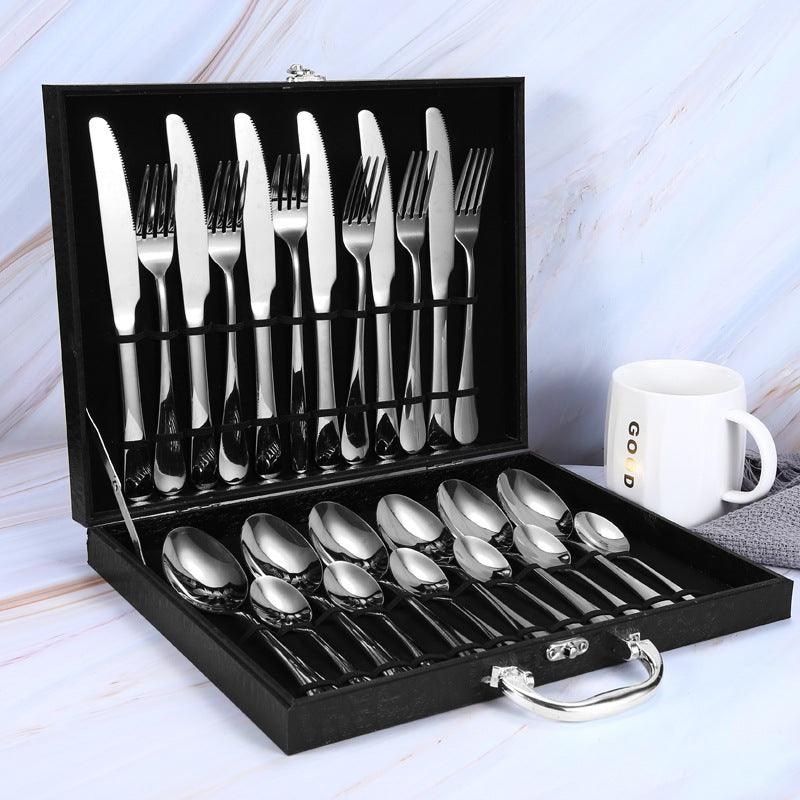 24-piece set of colorful western steak knife - Nioor