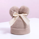 Children's knitted woolen hat