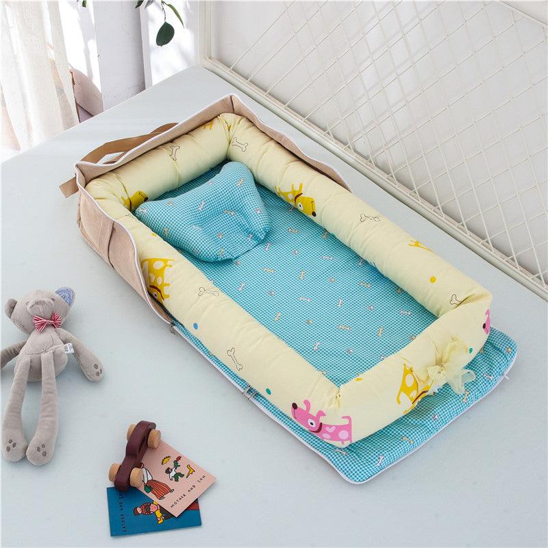 Cotton Portable Baby Crib Newborn Foldable - Nioor