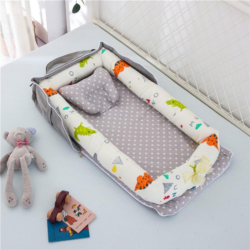 Cotton Portable Baby Crib Newborn Foldable - Nioor