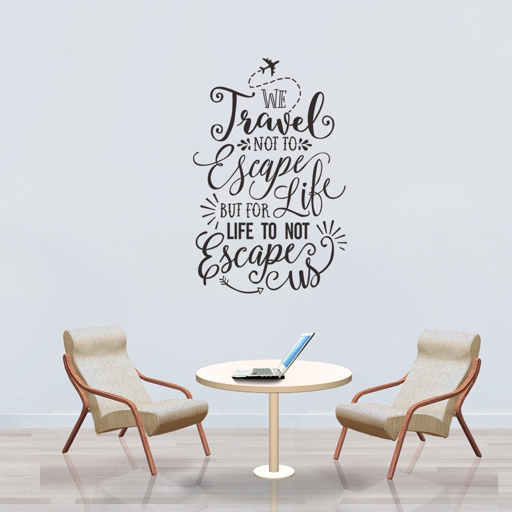 Carved English Wall Stickers - Nioor