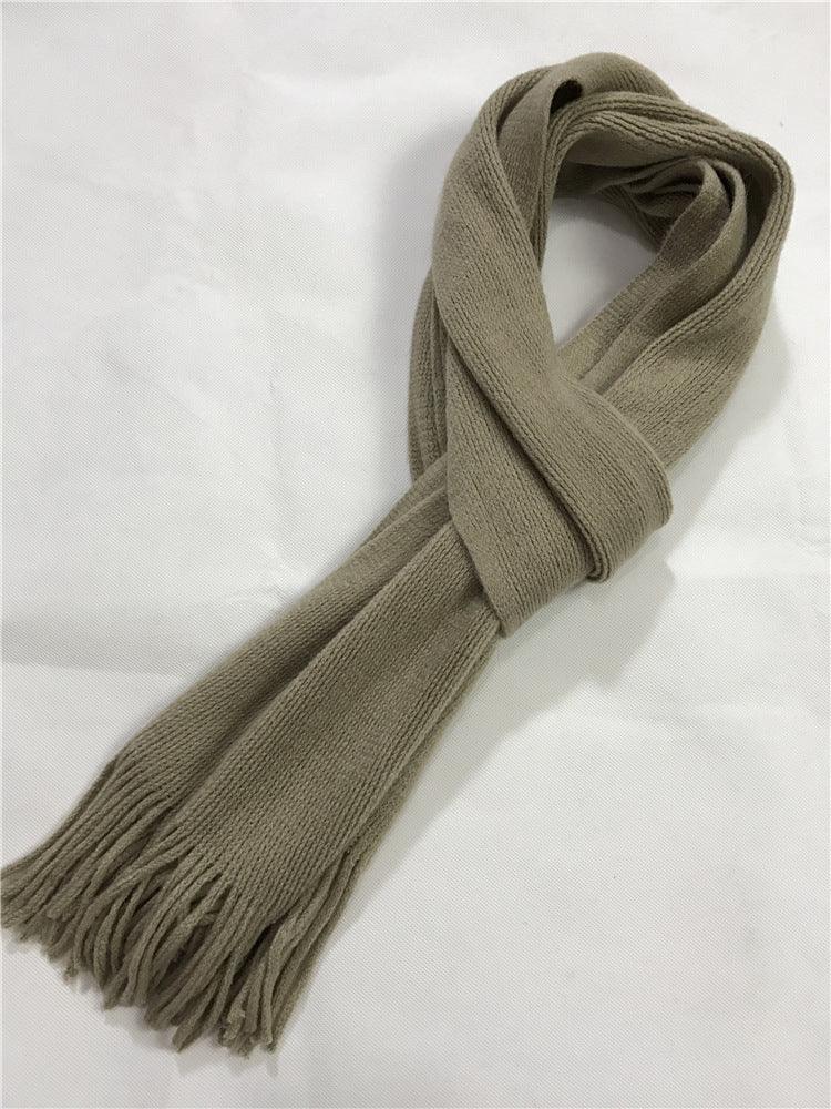 Boy Student's Winter Thick Cashmere Scarf - Nioor