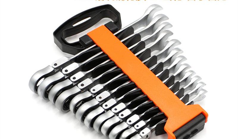 12 7-piece Adjustable Head Ratchet Wrench Set - Nioor