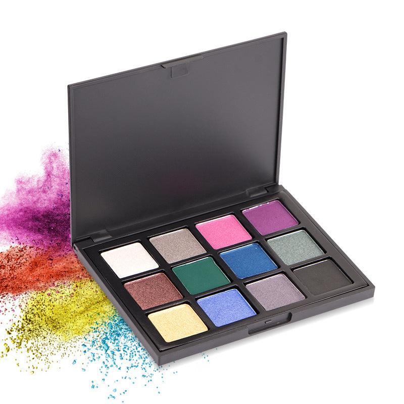 12 Color Eye Shadow Smokey Eye Make-up Eye Shadow Box - Nioor