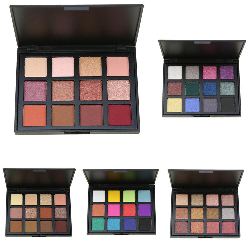 12 Color Eye Shadow Smokey Eye Make-up Eye Shadow Box - Nioor