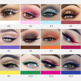 12-color matte eyeliner - Nioor