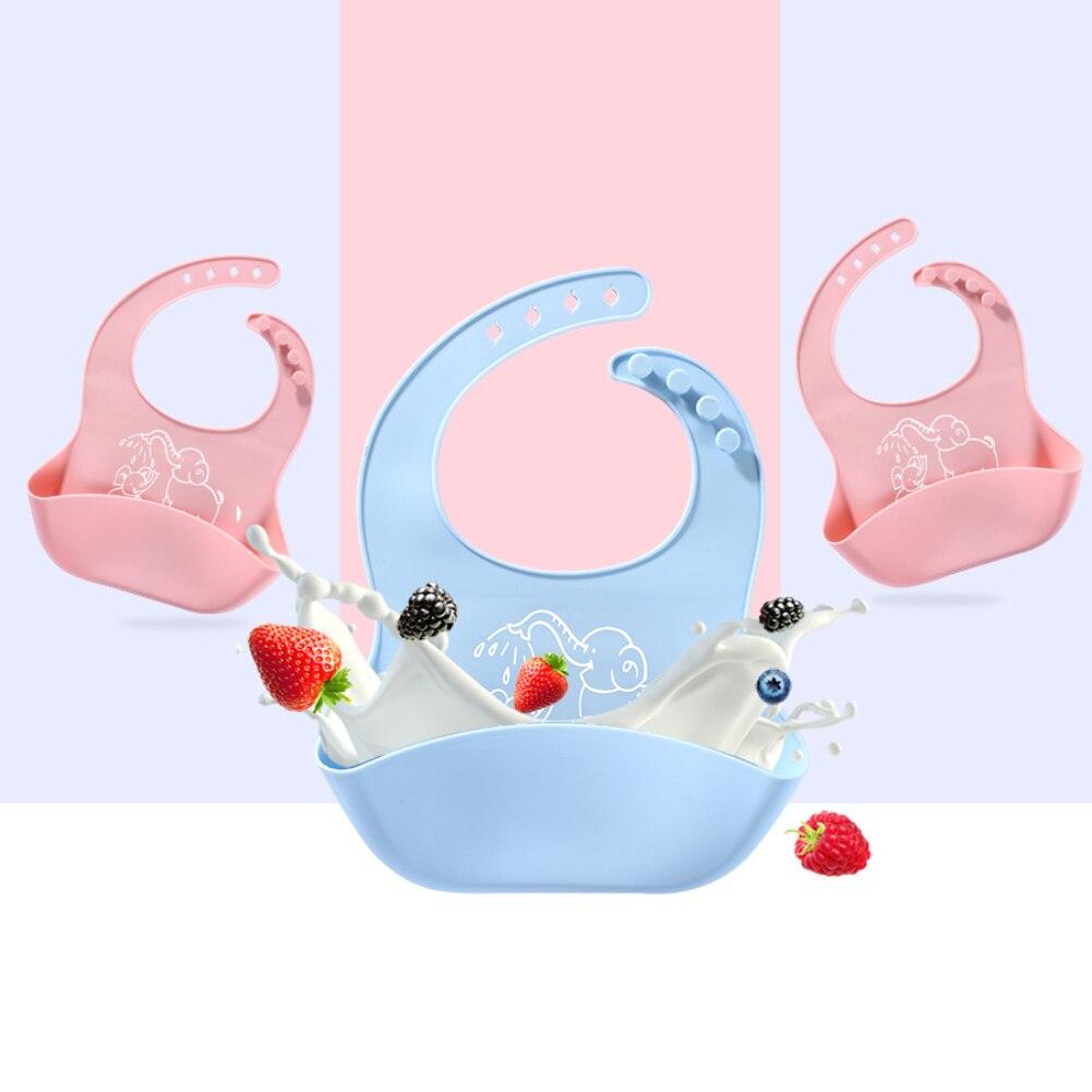 Baby food Bib baby meal silicone saliva bag - Nioor