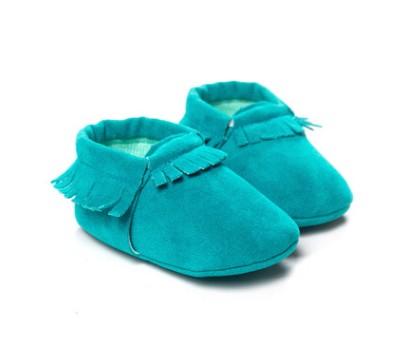 PU Suede Leather Newborn Baby Shoes