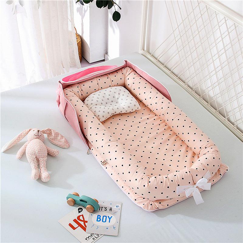 Cotton Portable Foldable Baby Bed - Nioor