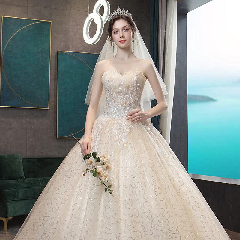 Going out Sasen light wedding dress - Nioor