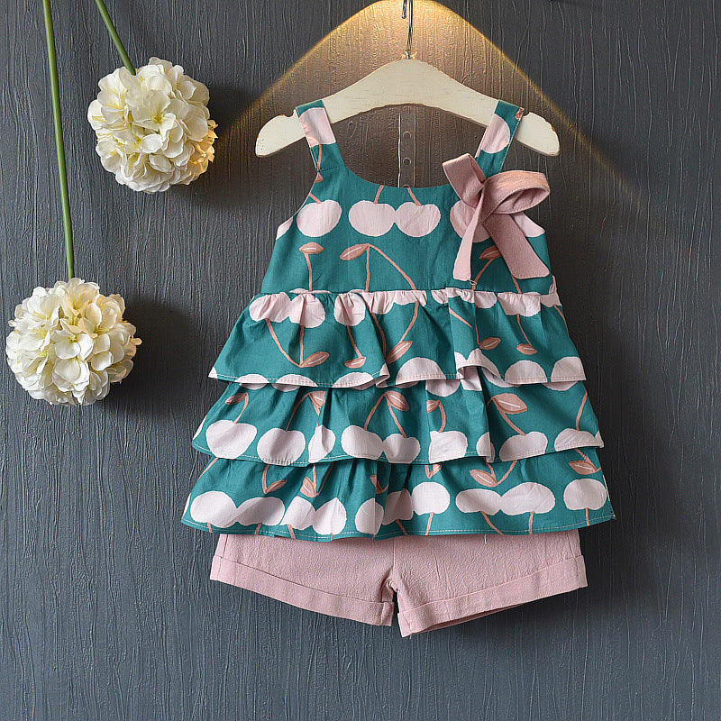 Cake Skirt Camisole + Shorts Set