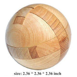 Wooden Puzzle Magic Ball Brain Teasers Intelligence Game - Nioor