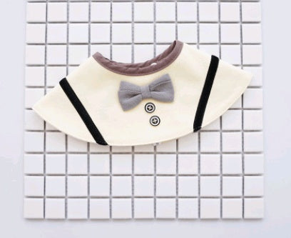 360 degree bibs saliva towel cute bibs saliva towel red bow detachable bib fake collar