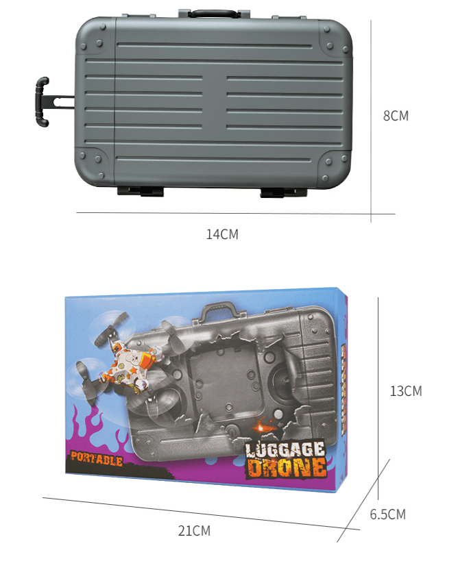 Mini Suitcase Drone Small Remote Control - Nioor