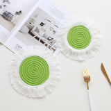 Tassel insulation table mat