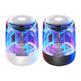 Portable Speakers Bluetooth Column Wireless Bluetooth Speaker Powerful Bass Radio with Variable Color LED Light - Nioor