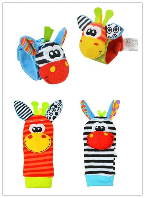 Baby Cartoon Bell Wrist Strap Or Socks